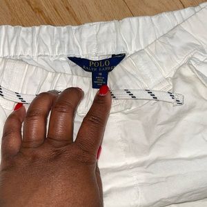White Polo shorts